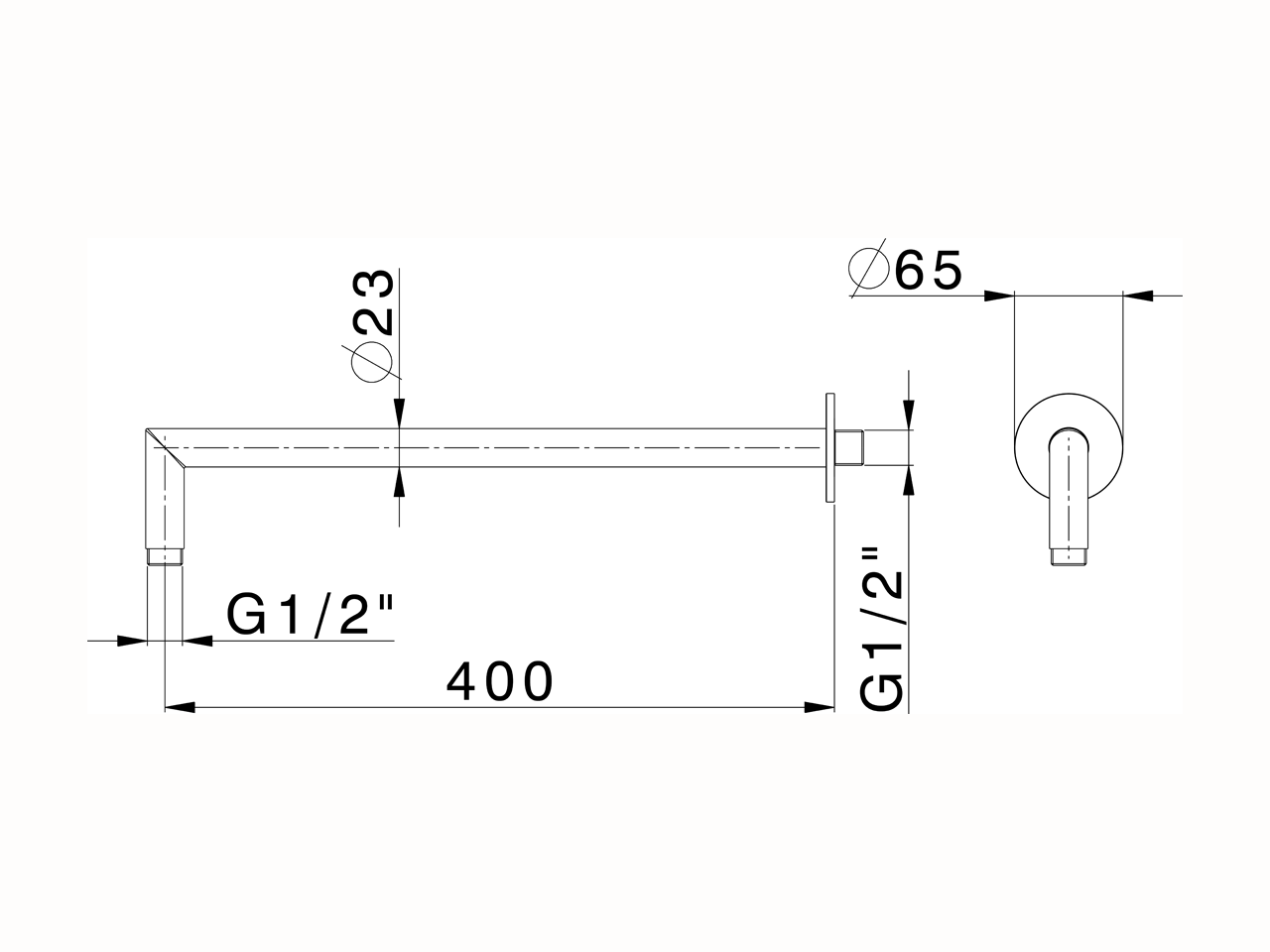 Braccio doccia LYNOX_SS013531 - v1