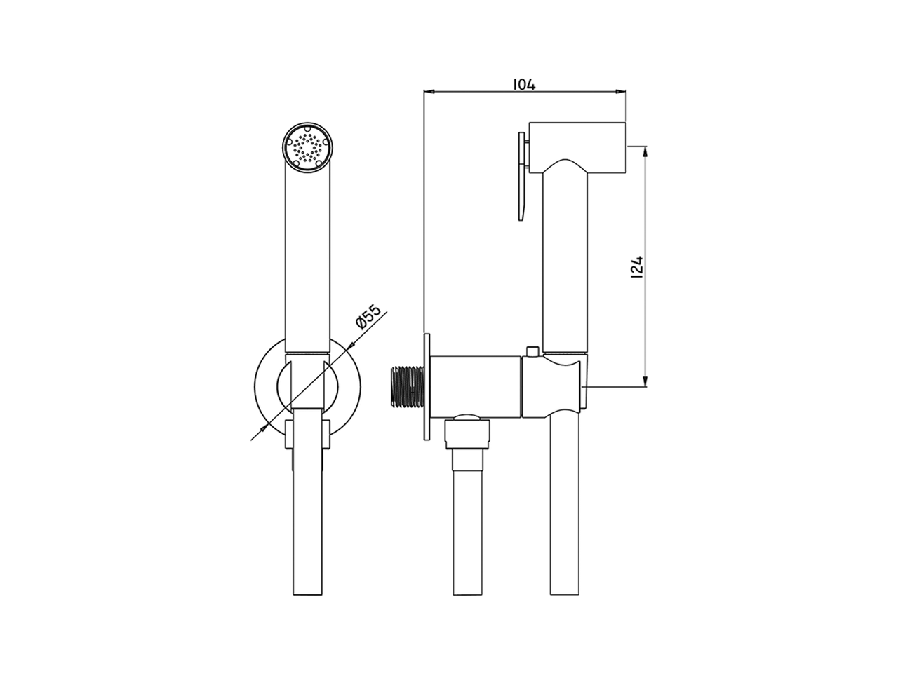Set doccetta igienica completo COLLETTIVITÀ_TT007925 - v1
