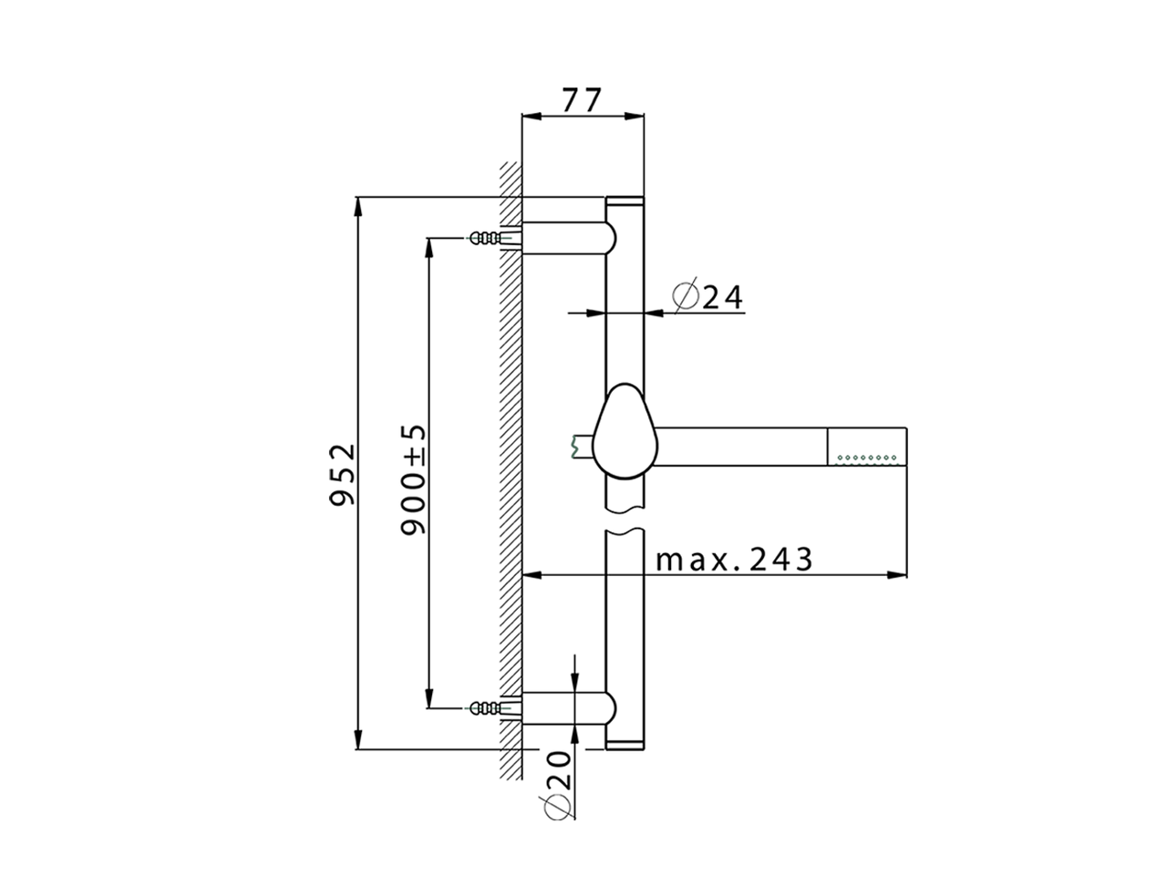 Completo doccia saliscendi HARLOCK_HC003111 - v1