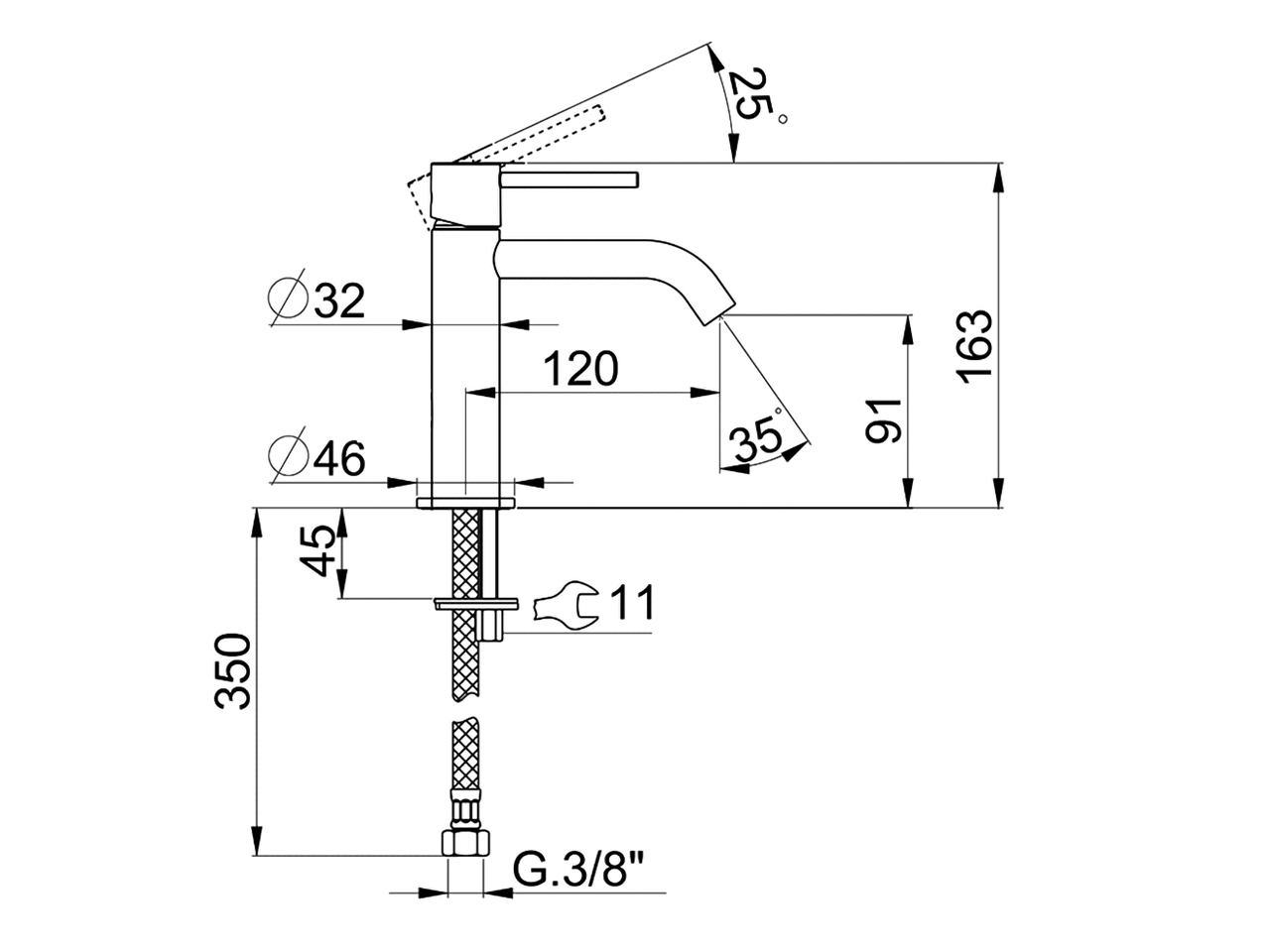 Miscelatore monocomando lavabo large M32_MT000504 - v1