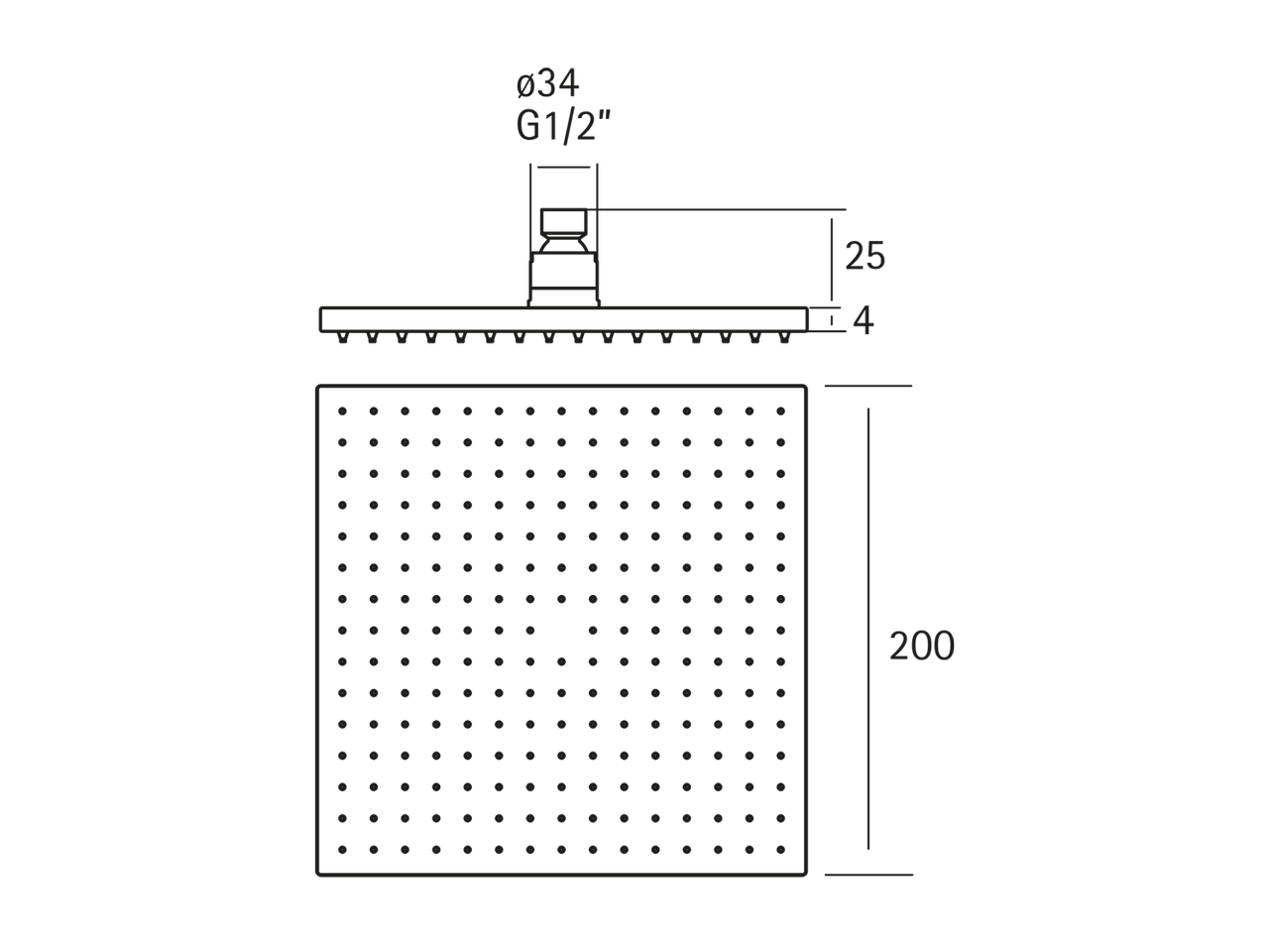 Soffione doccia Lynox LYNOX_SS016440 - v1