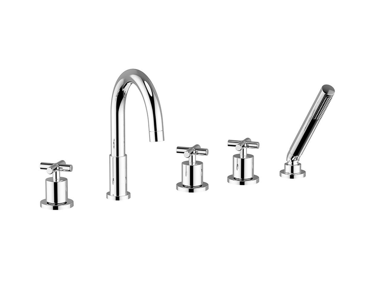 Miscelatore bordo vasca 5 fori SUITE_SU000260 - v1