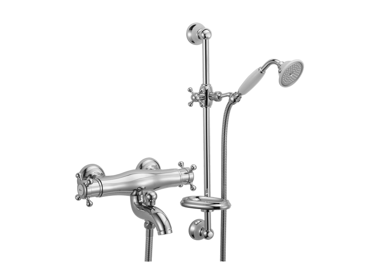 Miscelatore termostatico vasca con saliscendi VICTORIAN_VTS27010 - v1