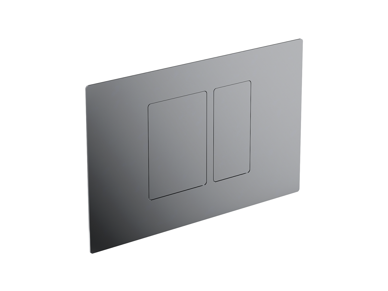 HuberPlacca di comando WC Universale inox AISI 304 COMPLEMENTI_ZB001850