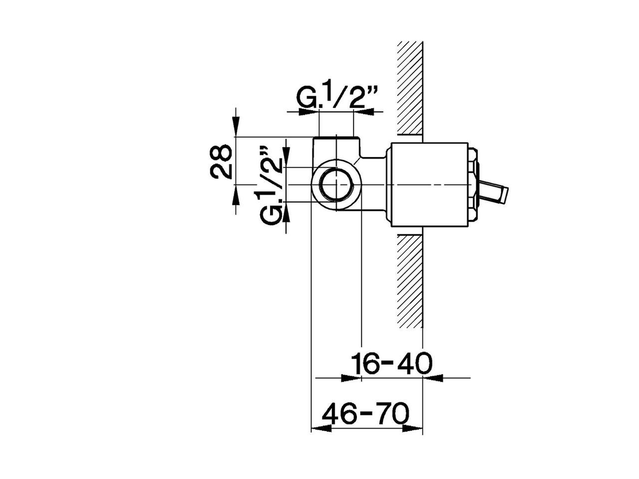 Parte incasso monocomando doccia INCASSO_ZB002300 - v1