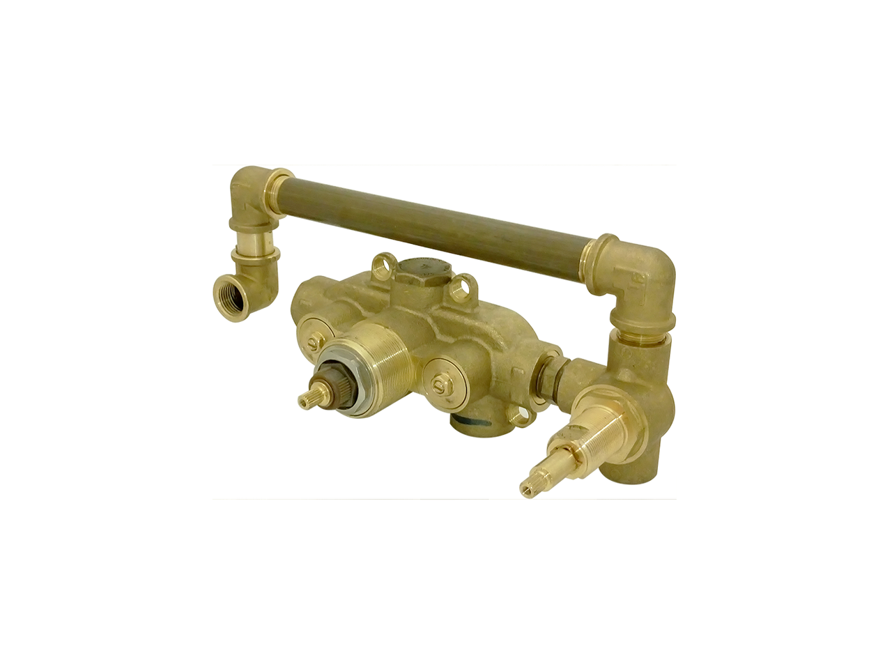 Parte incasso termostatico vasca 2 uscite INCASSO_ZB019340 - v1